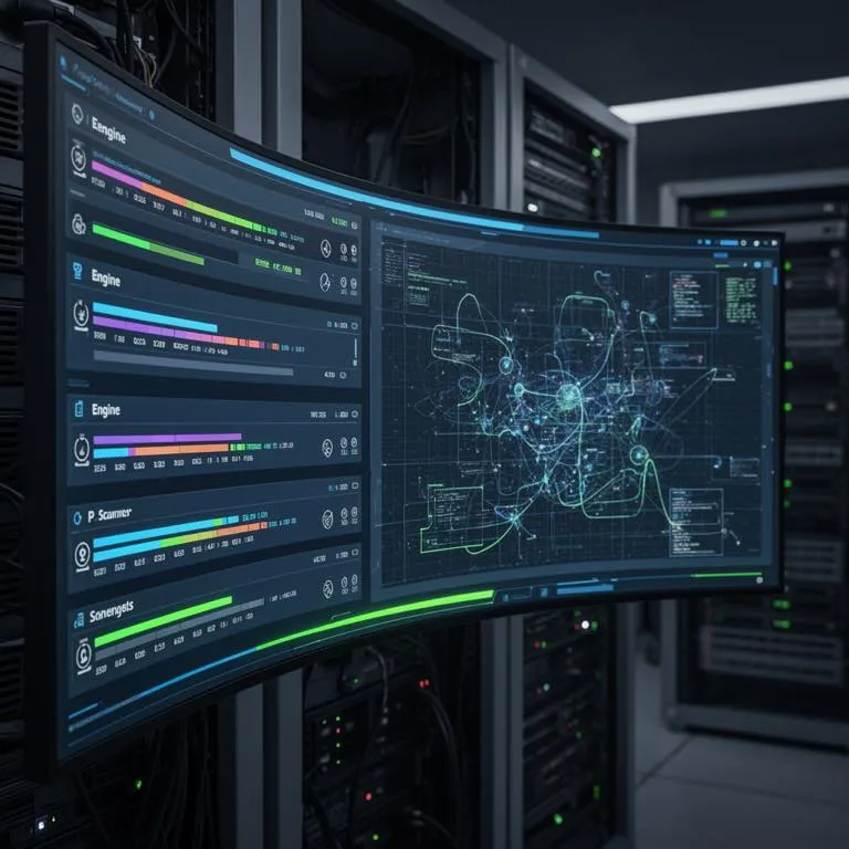 Parallel security engines analysing enterprise traffic